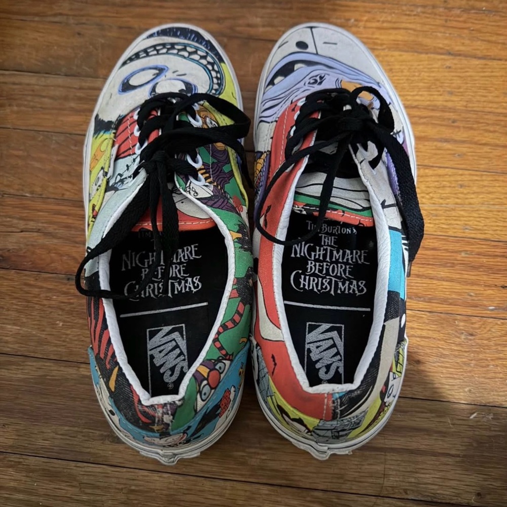 Vans x The Nightmare Before Christmas Kids Canvas Sneakers - Multicolor